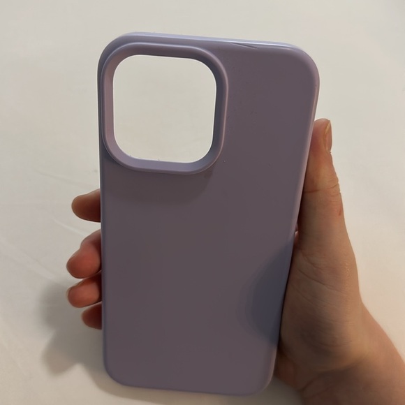 OTOFLY iPhone 14 Pro Max Silicone Shockproof Slim Thin Phone Case in Lavender - Picture 9 of 9